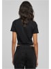 Days Beyond Top "Take It Daisy Cropped Tee" in Schwarz