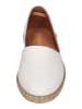 Verbenas Espadrilles CARMEN in weiß
