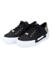 rieker Sneaker in Schwarz/Gold