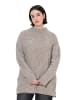 Ulla Popken Pullover in dunkelbeige