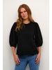 Kaffe Langarm-Shirt KAjannis Regular fit in Black Deep