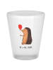 Mr. & Mrs. Panda Schnapsglas Igel Luftballon ohne Spruch in Transparent