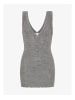 Seamless Basic Top Woollen in Grey Melange