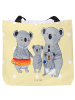 Mr. & Mrs. Panda Schultasche Koala Familie ohne Spruch in Gelb Pastell