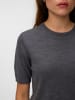 Vero Moda Gestricktes Oberteil in Dark Grey Melange
