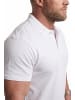 Men Plus Poloshirt in schneeweiß