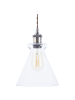 Beliani Pendelleuchten BERGANTES in Transparent - (W) 19 x (H) 120 x (L) 19 cm