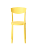 Beliani 4er-Set Esszimmerstuhl VIESTE in Gelb