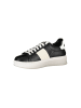 GAELLE PARIS Schwarze Polyurethan-Sneaker