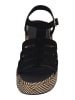 fitflop Sandaletten PLATFFORMS GRAPHIC-WEAVE SUEDE FISHERMAN SANDALS in schwarz