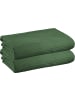 Erwin Müller Baumwolle Sommerdecke 2er-Pack Siena in dunkelgrün