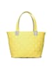 Zwei Cleo Shopper Tasche 42 cm in yellow