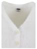 Urban Classics Urban Classics Damen Ladies Cropped Feather Cardigan in white