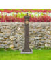 relaxdays Standbrunnen in Dunkelbraun - (B)17 x (H)71 x (T)21 cm