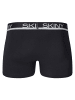 Skiny Boxershort 3er Pack in Schwarz