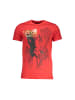 cavalli CLASS Rot Baumwolle Herren T-Shirt