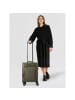 D&N Travel Line 9704 4 Rollen Kabinentrolley S 55 cm mit Dehnfalte olive