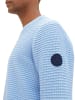 Tom Tailor Pullover STRUCTURED CREWNECK KNIT in Blau