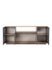 CALICOSY Sideboard ARISTA in Anthrazitgrau - (W) 180  x (H) 75  x (L) 44,5 cm