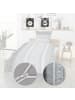 Casatex Interlock-Jersey Bettwäsche in silber-anthrazit