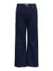 ONLY Carmakoma Jeans mit weitem Bein in Dark Blue Denim