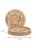 Mr. & Mrs. Panda Holz Untersetzer Spinne Agathe Kaffee ohne Spruch in Transparent