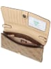 Guess Clutch Noelle II Xbody Flap Organizer in Latte Logo/Brown
