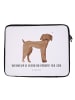 Mr. & Mrs. Panda Notebook Tasche Hund Dogge mit Spruch in Weiß