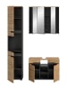 ebuy24 Badmöbelset Canu (3-teilig) Eiche 133 x 34 cm
