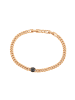 gaya Women Bracelet in Rose Gold Black