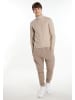 MO Herren Pullover Mit Zopfstrick in Kamel