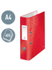 Leitz Ordner Wow A4 Kunststoff 80mm rot