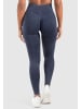 SMILODOX Leggings Yune Seamless Scrunch in Acid Marineblau
