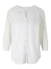 Heine Baumwollbluse in offwhite