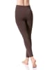 Yenita® THERMO Leggings 2er Pack Gefütterte Leggings in braun