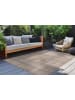Vivorum Wohnzimmer Teppich – Kurzflorteppich Nibru 625 in taupe