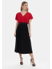 faina Damen Midirock in Schwarz