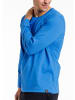 Haasis Bodywear Langarm-Shirt in mid´blue