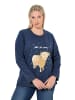 Ulla Popken Sweatshirt in tintenblau