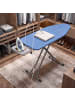 SONGMICS Bügelbrett Borix in Blau-Grau - (B)160 x (H)(92 x (T)48.5 cm