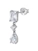 LOTUS silver Ohrringe Silber 925 Sterling Silber Zirkoniastein Ohrhänger