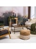 home24 home24 Couchtisch 45 cm (1er Set) - Pinie Dunkel - Altholz Pinie & Metall - 90.0 x 45.0 x 90.0 cm in Pinie Dunkel