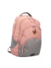 travelite Basic Rucksack 45 cm Laptopfach rosa-grau