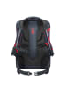 Coocazoo Schulrucksack MATE "Broken Black" in Schwarz/Rot
