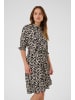 Kaffe Kleid KAdina Regular fit in Black/Feather Grey Lines
