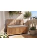 Beliani Gartenbank SOVANA in Braun/Beige - (W) 120 x (H) 91 x (L) 60 cm