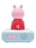 Lexibook Peppa Pig 3D-Nachtlicht-Wecker mit Soundeffekten