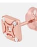 Diamant L'éternel Ohrstecker aus 375 Roségold mit Zirkonia in Roségold