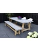 GMD Living Polystone Gartenbank JUDY in Grau