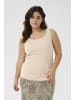 KAFFE curve Jerseytop KCcarina Tight fit in Feather Gray